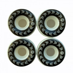 Колеса для скейтборда Bro Stuff Black/White Logo 101A 52мм